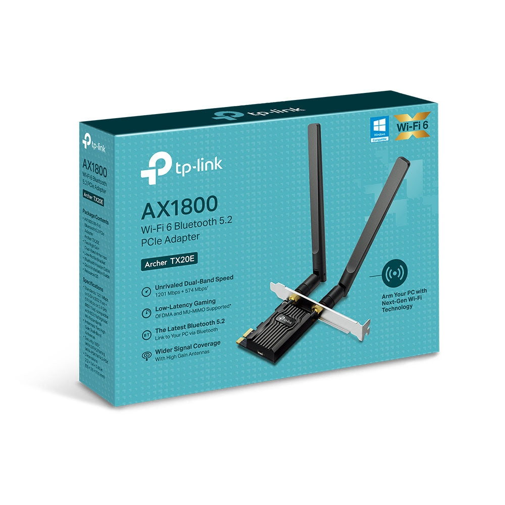 ARCHER TX20E Adaptador PCIe AX1800 Wi-Fi 6 Bluetooth 5.2