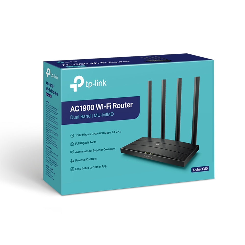 ARCHER C80 Router Inalámbrico MU-MIMO Inalámbrico AC1900