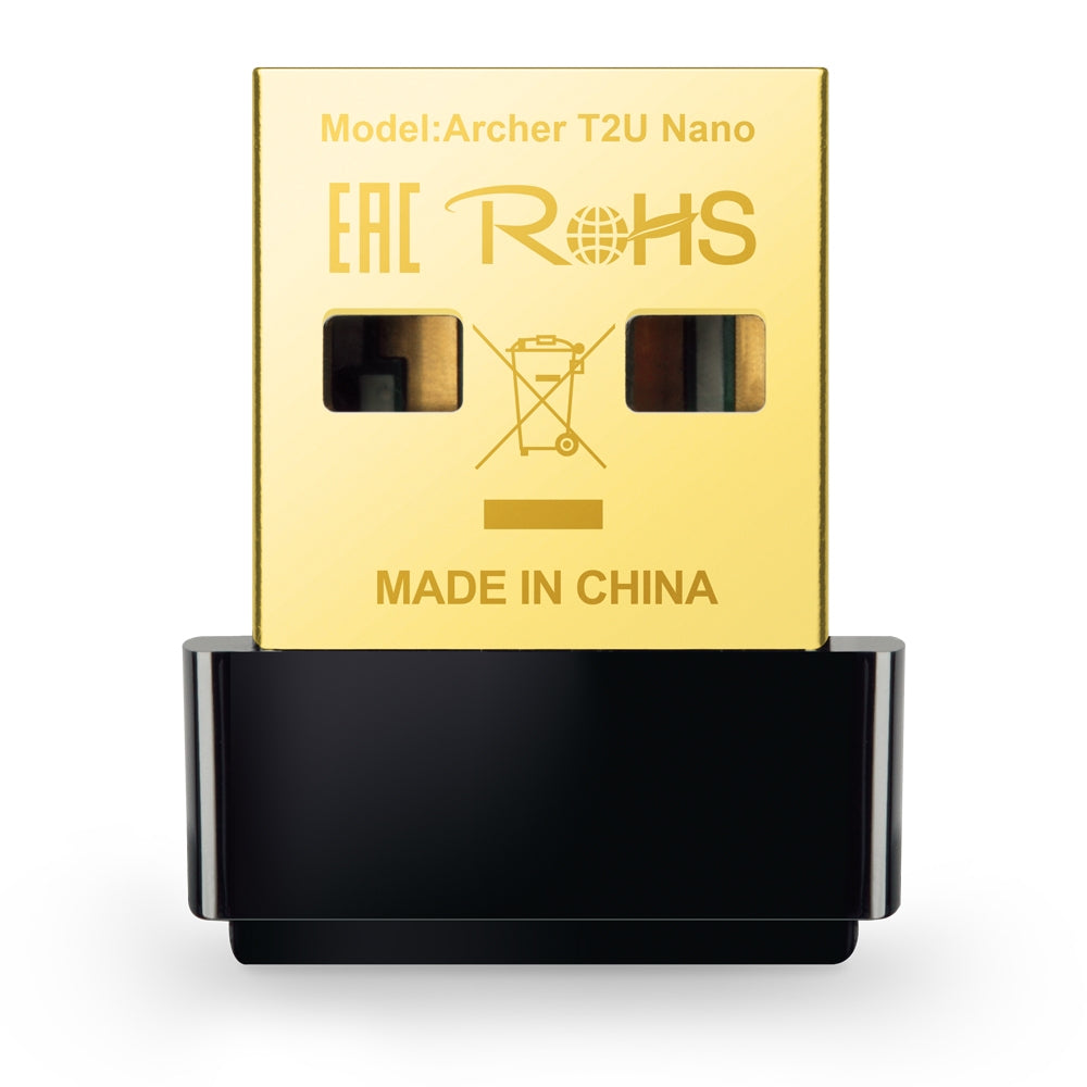 Archer T2U Nano Nano Adaptador Wi-Fi 5 AC600 USB para PC