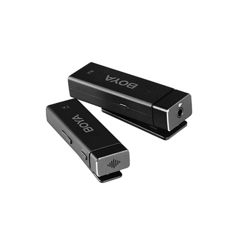 BY-W4 Sistema de micrófono inalámbrico ultracompacto de cuatro canales de 2,4 GHz