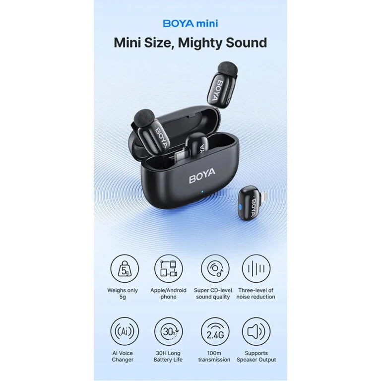 BOYA MINI-12 Microfono inalambrico BOYA mini-12