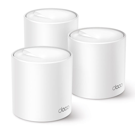 DECO X50(3-PACK) Sistema Wi-Fi 6 Mesh AI AX3000. Internet en toda la casa