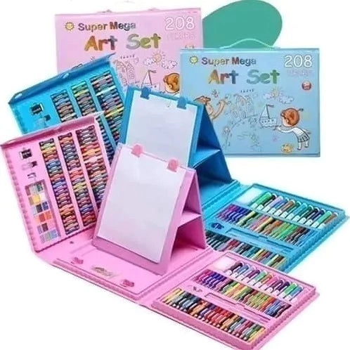 Set De Arte para Niños y Niñas - Maleta 208 Piezas